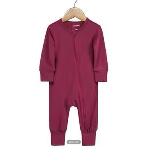 New baby bamboo fiber long romper sleeper 0-3 months